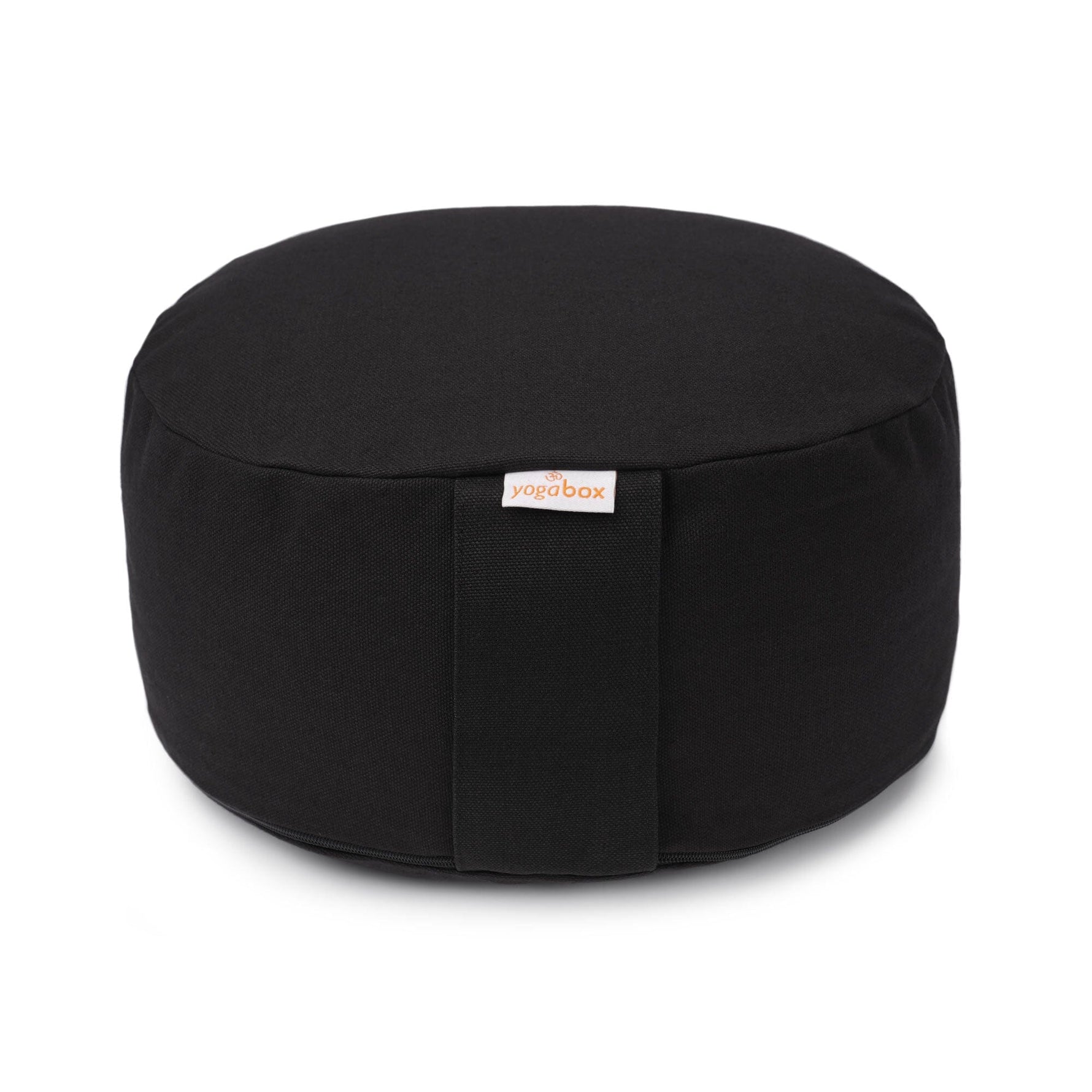 Meditationskissen BASIC schwarz Buchweizenschalen 30 x 30 x 13 cm