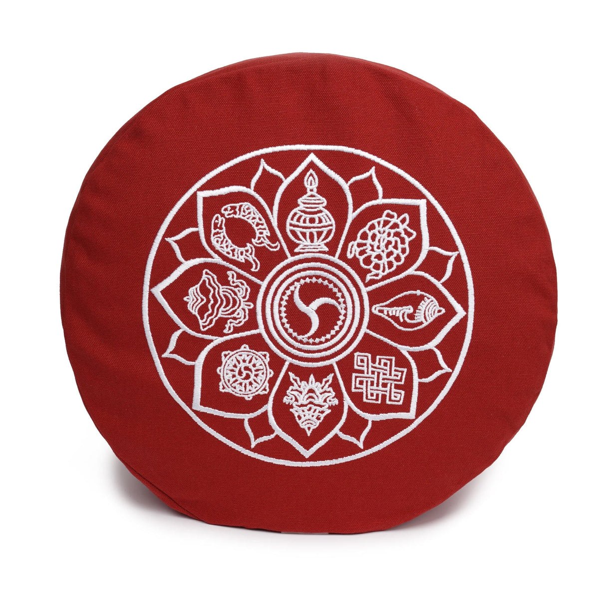 Meditationskissen Glückssitz® 8 Glückverheißende Symbole 