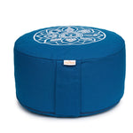Meditationskissen Glückssitz® 8 Glückverheißende Symbole petrol Buchweizenschalen 33 x 33 x 15 cm