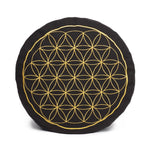 Meditationskissen Glückssitz® Blume des Lebens 