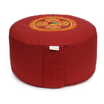Meditationskissen Glückssitz® Doppeldorje bordeaux Buchweizenschalen 33 x 33 x 15 cm