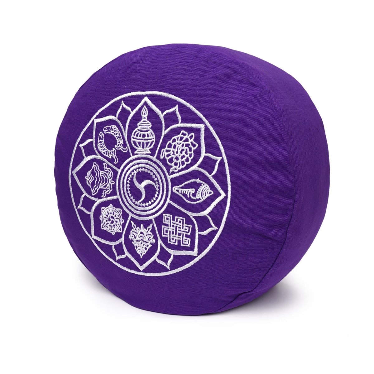 Meditationskissen Glückssitz® 8 Glückverheißende Symbole - YOVANA GmbH • yogabox.de