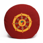 Meditationskissen Glückssitz® Rondo Dharmarad - YOVANA GmbH • yogabox.de