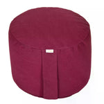 Meditationskissen Rondo Big BASIC aubergine Buchweizenschalen 35 x 35 x 25 cm