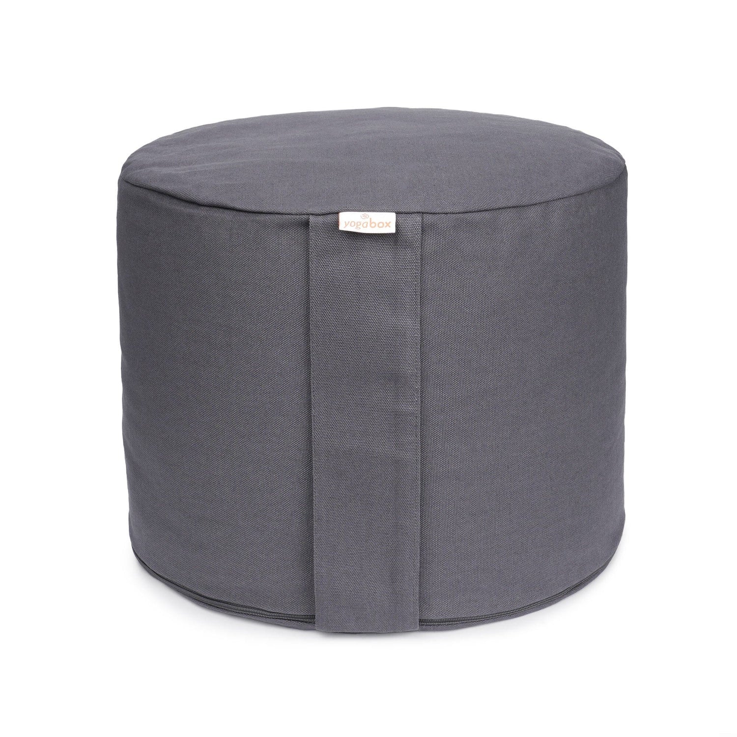 Meditationskissen Rondo Big BASIC grau 35 x 35 x 25 cm Buchweizenschalen