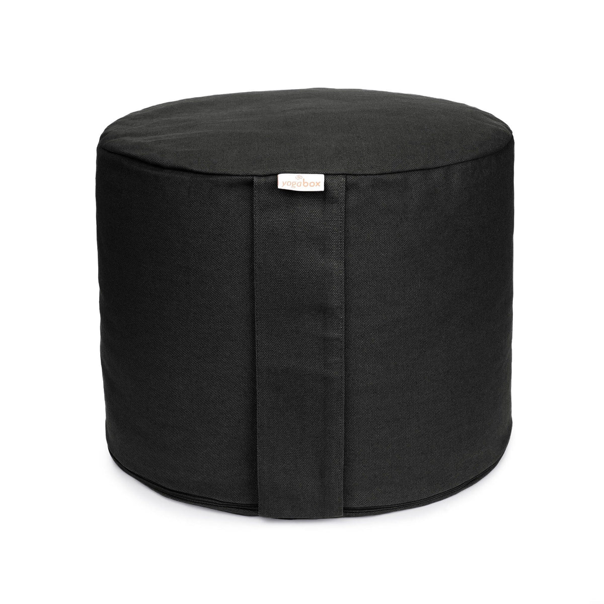 Meditationskissen Rondo Big BASIC schwarz 35 x 35 x 25 cm Buchweizenschalen