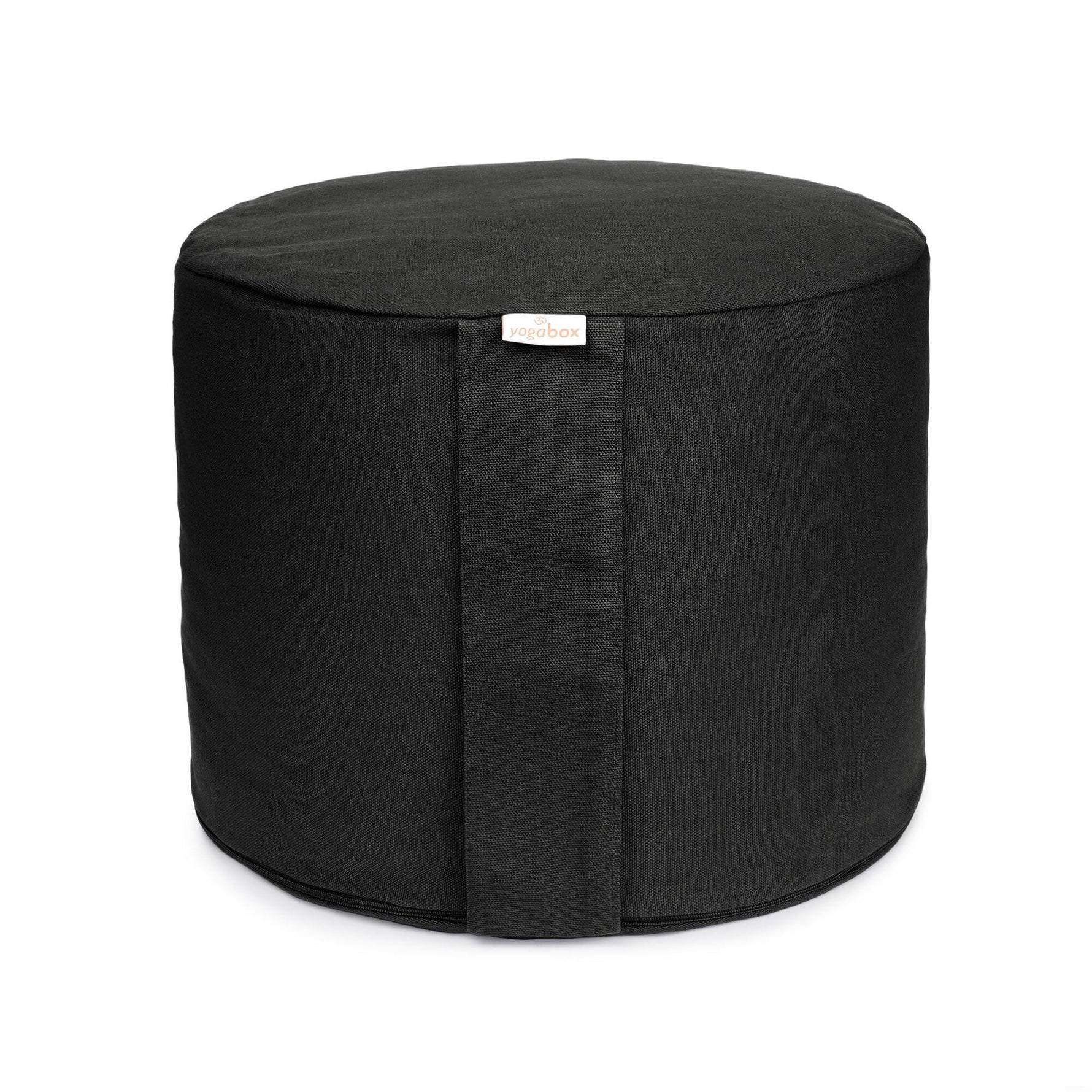 Meditationskissen Rondo Big BASIC schwarz 35 x 35 x 25 cm Buchweizenschalen