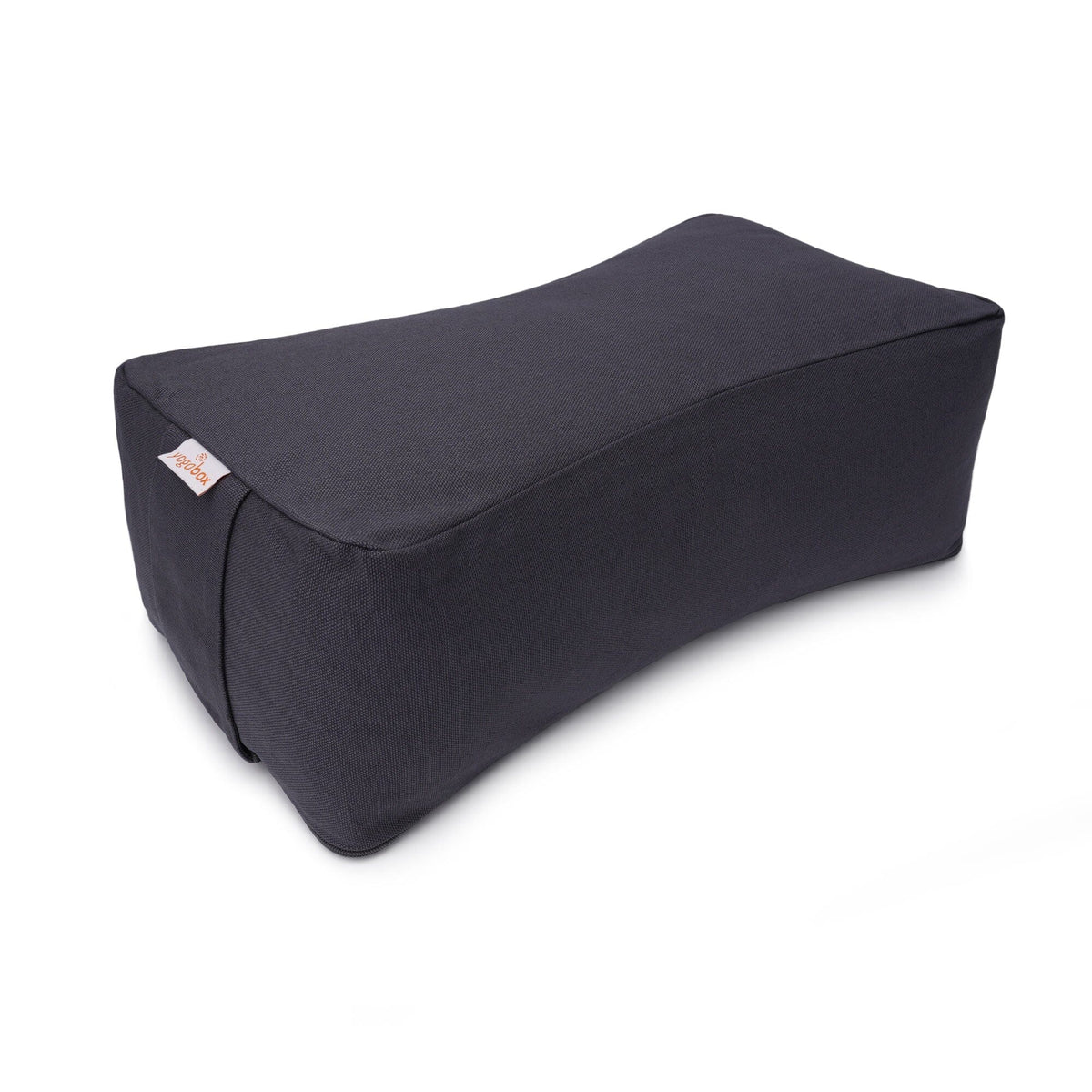 Meditationskissen SQUARE grau Buchweizenschalen 38 x 20 x 13 cm