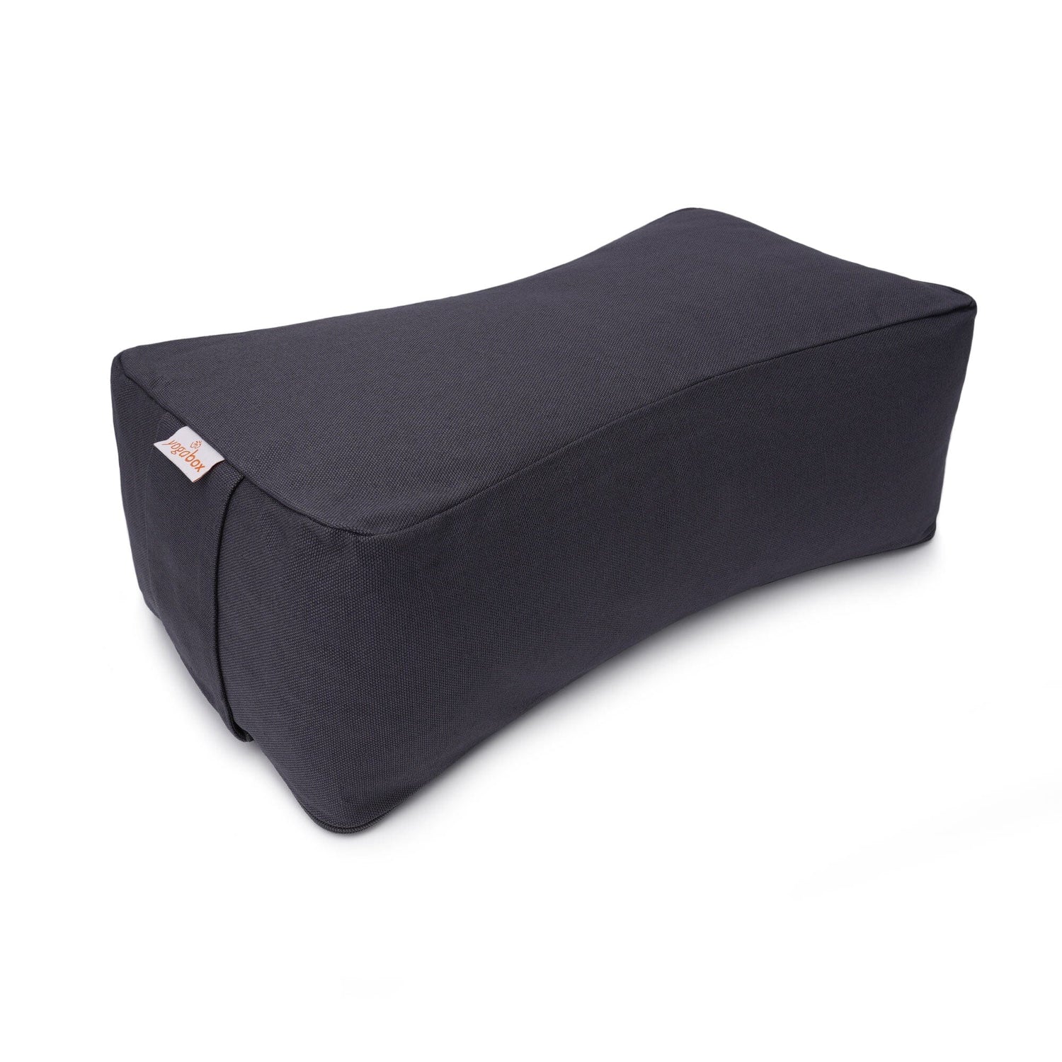 Meditationskissen SQUARE grau Buchweizenschalen 38 x 20 x 13 cm