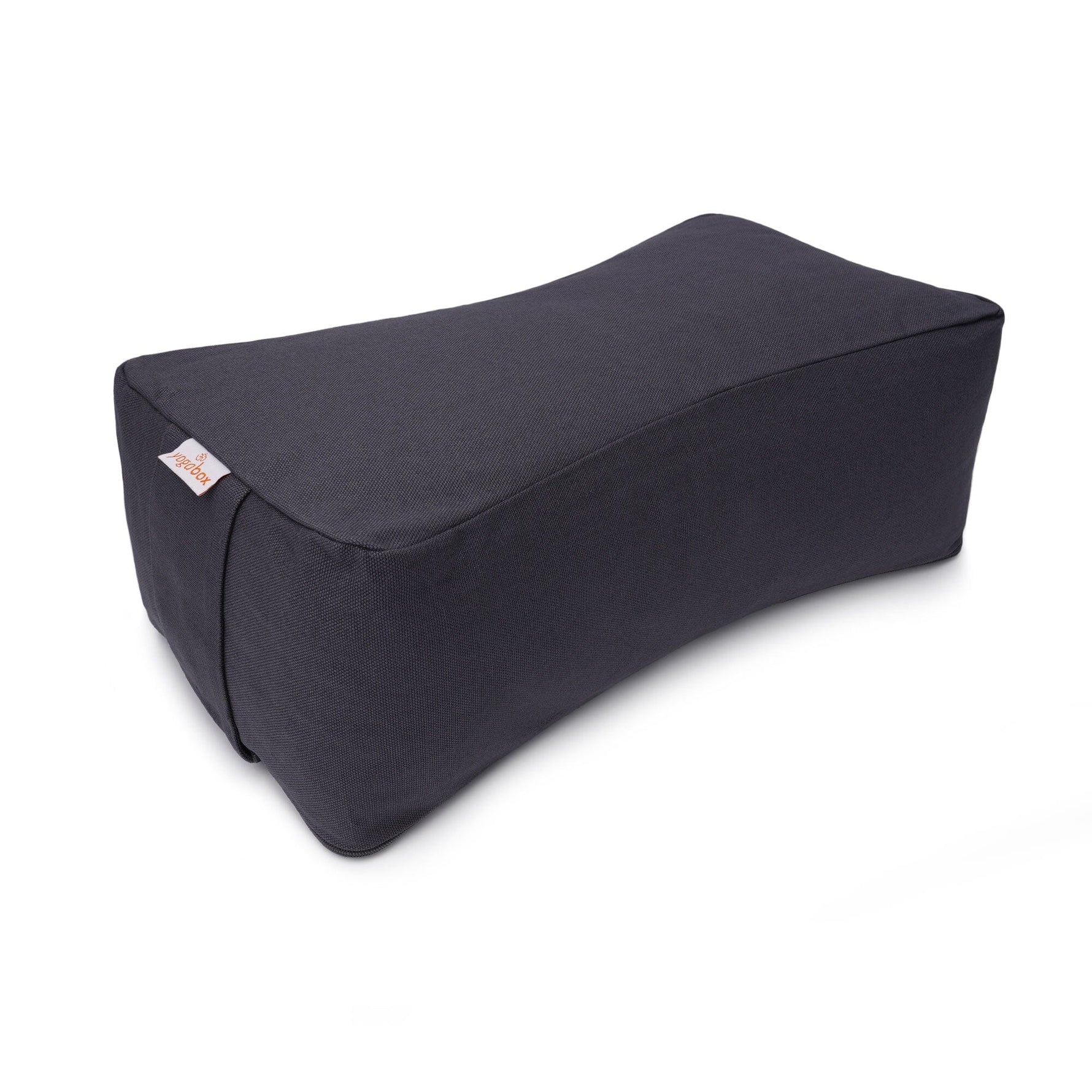 Meditationskissen SQUARE grau Buchweizenschalen 38 x 20 x 13 cm
