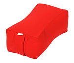 Meditationskissen SQUARE rot Buchweizenschalen 38 x 20 x 13 cm