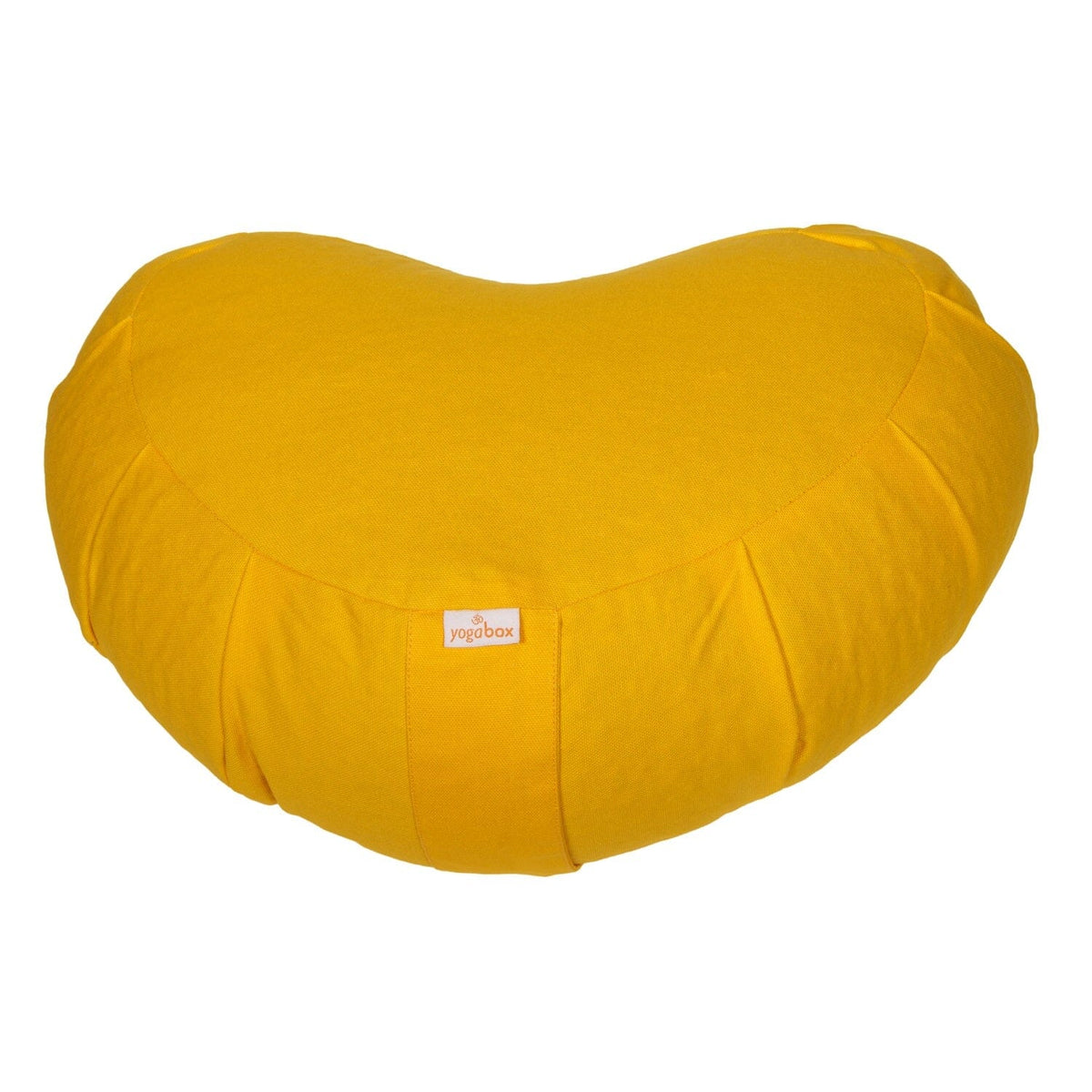 Meditationskissen Zafu ZEN Halbmond BASIC mit ZIP dotter Buchweizenschalen 42 x 42 x 15 cm