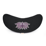 Yogakissen Halbmond BASIC Lotus Stick multicolor schwarz 40 x 17 x 12 cm Buchweizenschalen