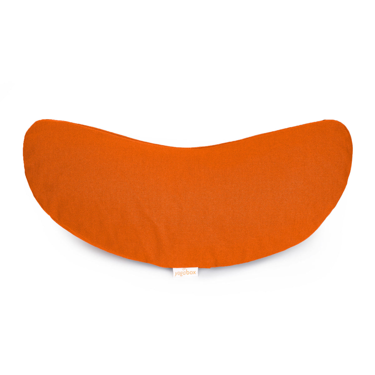Yogakissen Halbmond BASIC orange 40 x 17 x 12 cm Buchweizenschalen