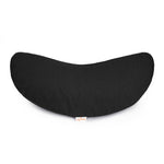 Yogakissen Halbmond BASIC schwarz 40 x 17 x 12 cm Buchweizenschalen