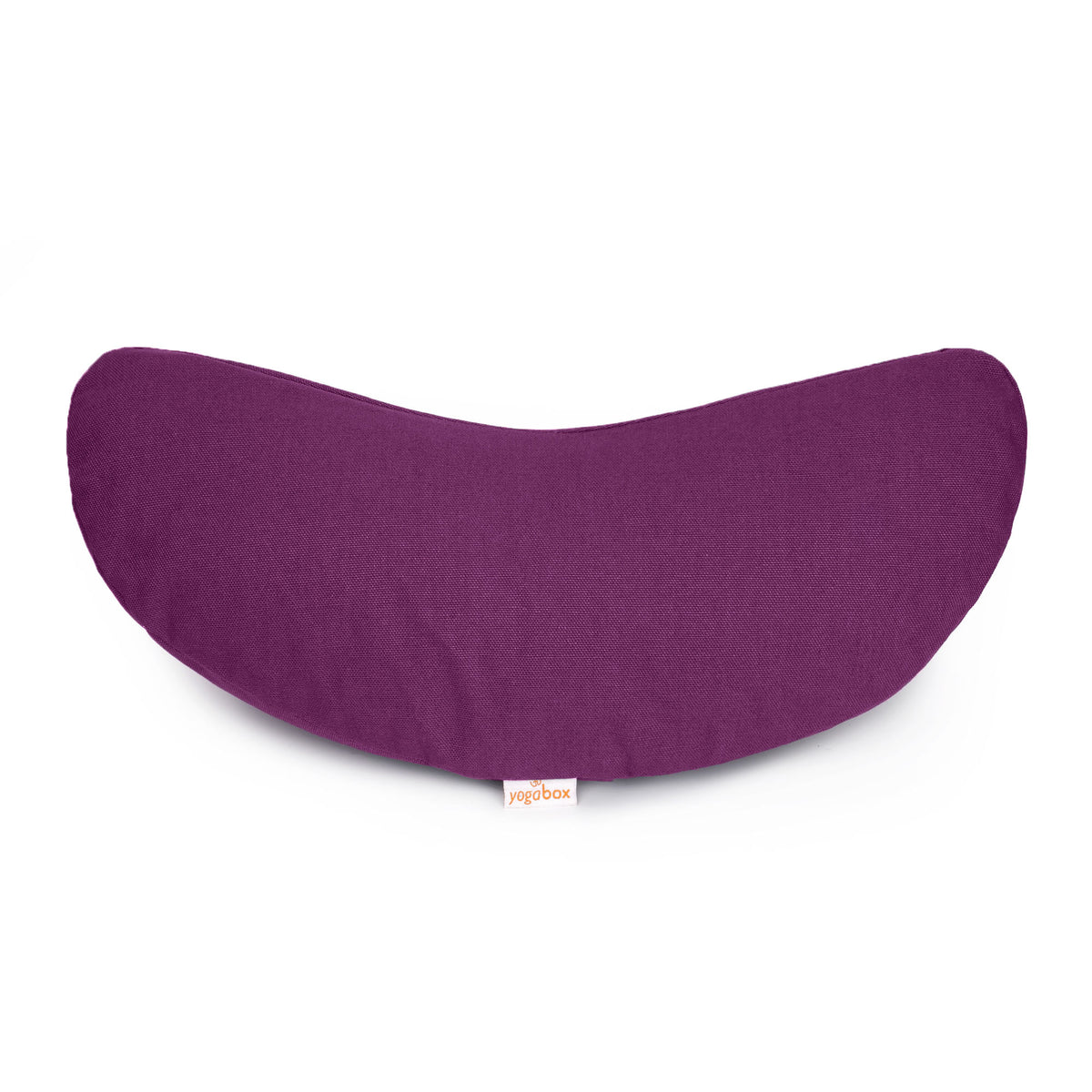 Yogakissen Halbmond BASIC aubergine 40 x 17 x 12 cm Buchweizenschalen