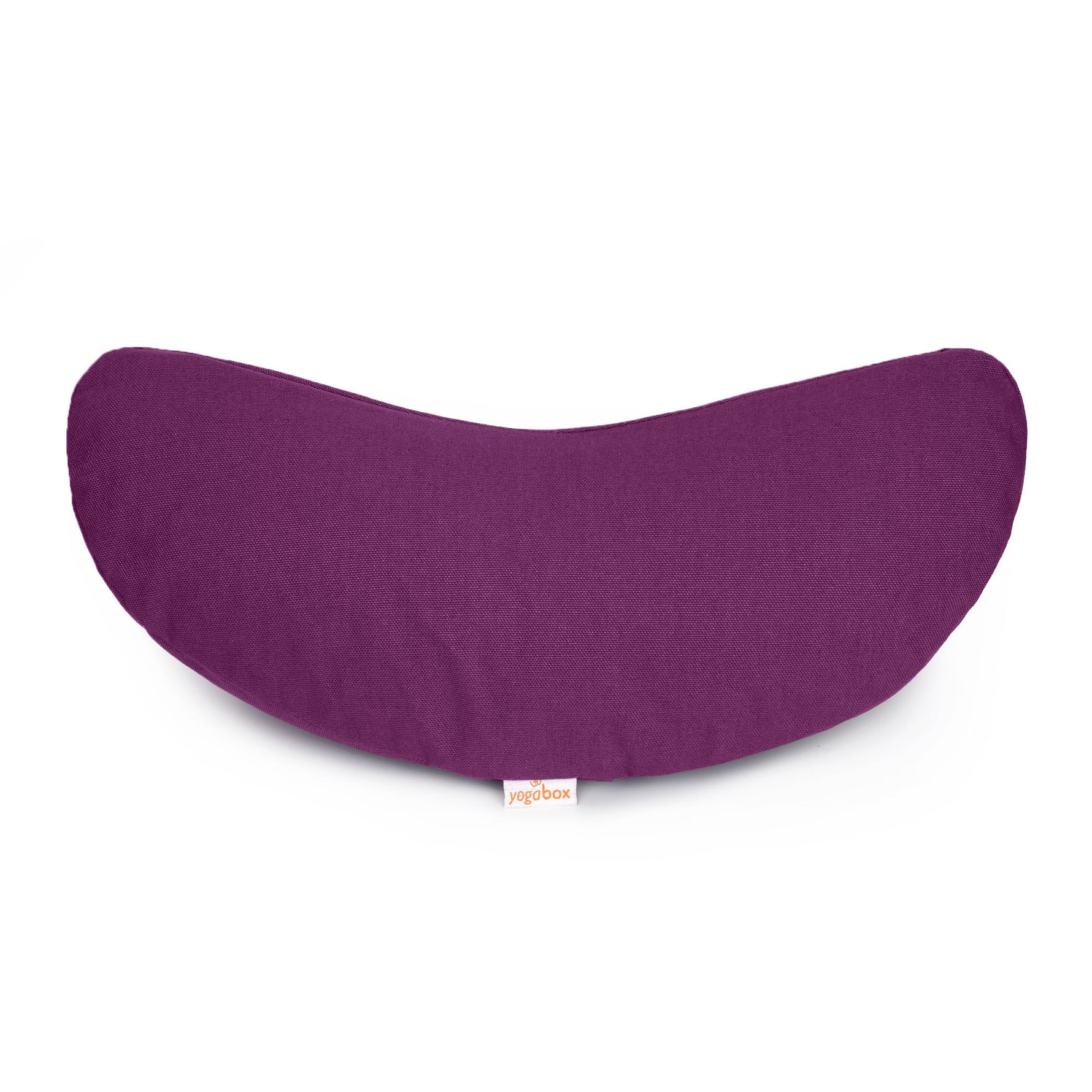 Yogakissen Halbmond BASIC aubergine 40 x 17 x 12 cm Buchweizenschalen