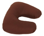 Nackenhörnchen eckig Made in Germany braun Buchweizenschalen 40 x 30 x 9 cm
