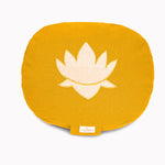 Yogakissen oval Lotus Stick BASIC dotter 28 x 23 x 13 cm Buchweizenschalen