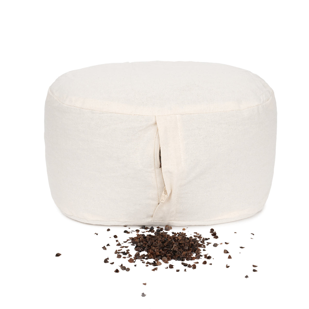 Yogakissen oval Lotus Stick BASIC  28 x 23 x 13 cm Buchweizenschalen