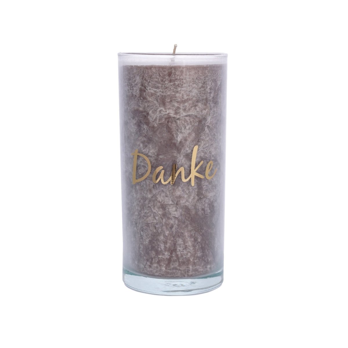 Palmwachs - Kerze mit goldenen Etikett - YOVANA GmbH • yogabox.de