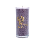 Palmwachs - Kerze mit goldenen Etikett - YOVANA GmbH • yogabox.de