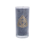 Palmwachs - Kerze mit goldenen Etikett - YOVANA GmbH • yogabox.de