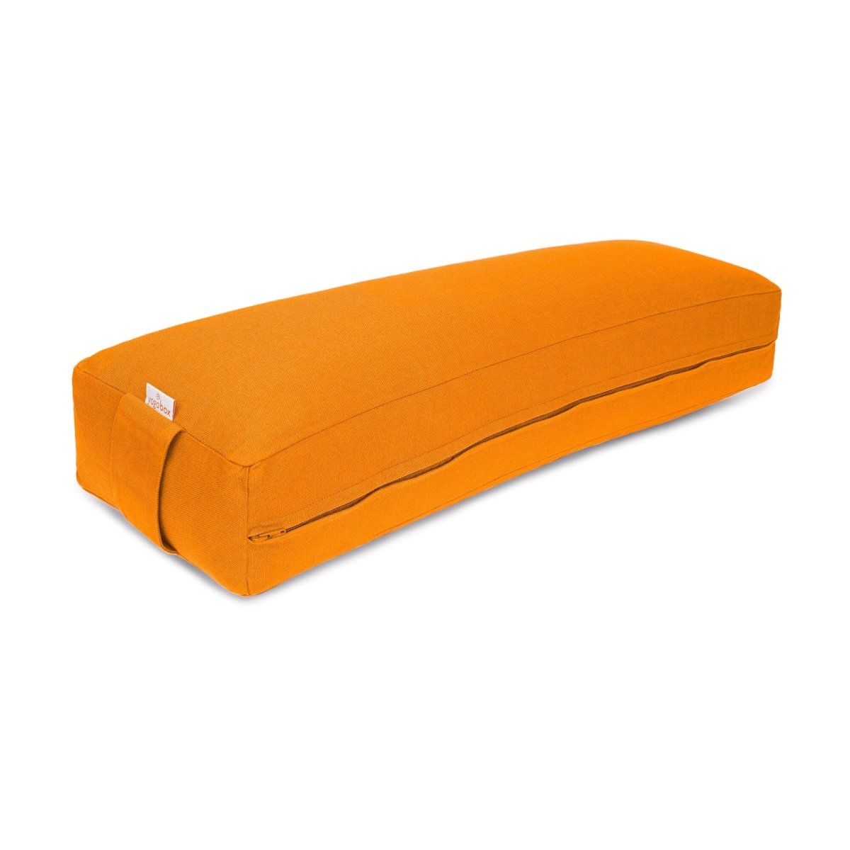 Pranayama Kissen BASIC orange 70 x 20 x 10 cm Buchweizenschalen
