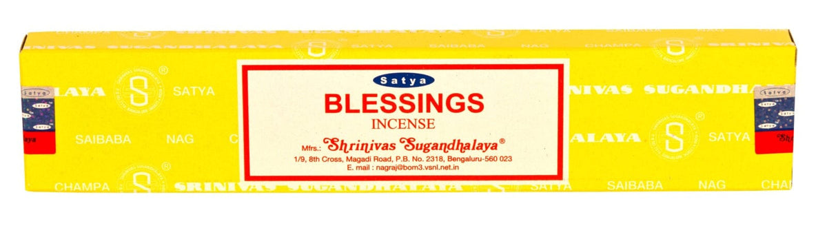 Räucherstäbchen Satya Nag Champa Blessings 15g, 20-22 cm, 30-45 Minuten 