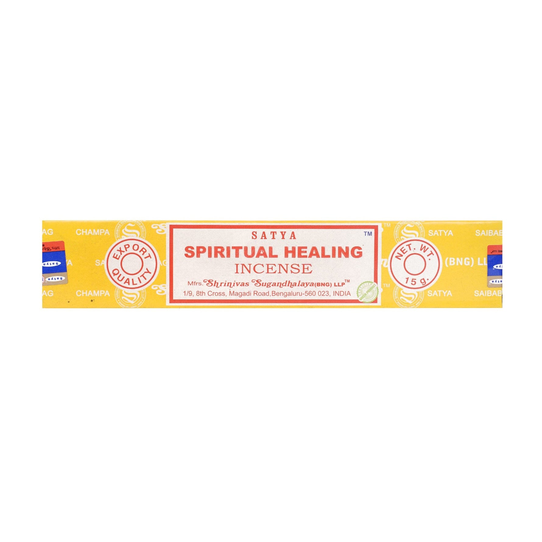 Räucherstäbchen Satya Spiritual Healing 15g, 20-22 cm, 30-45 Minuten 