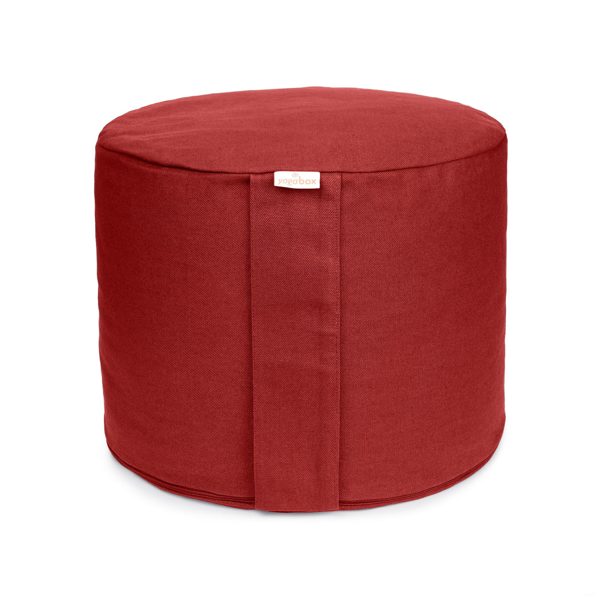 Meditationskissen Rondo Big BASIC bordeaux 35 x 35 x 25 cm Buchweizenschalen