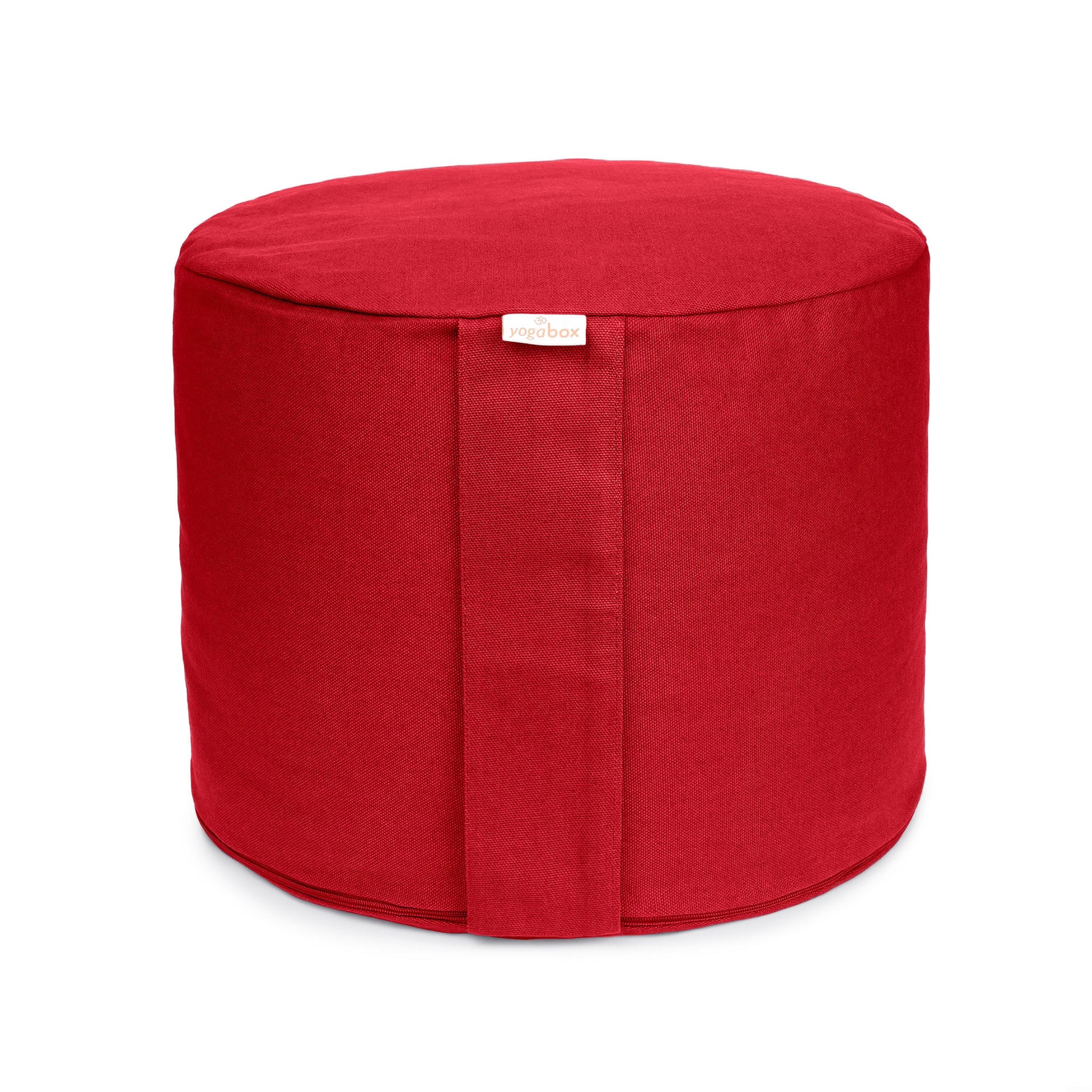 Meditationskissen Rondo Big BASIC rot  35 x 35 x 25 cm Buchweizenschalen