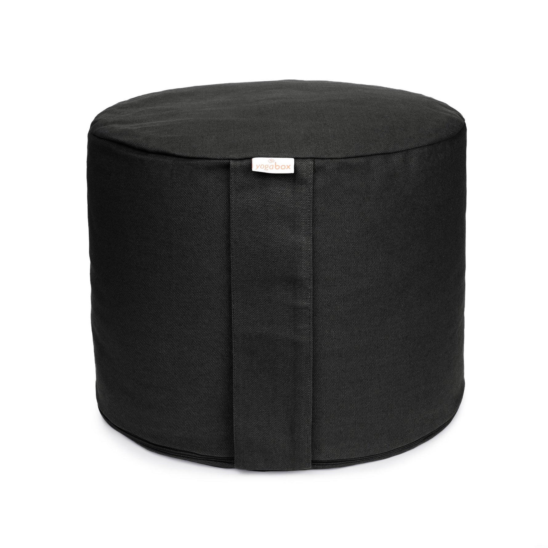 Meditationskissen Rondo Big BASIC schwarz 35 x 35 x 25 cm Buchweizenschalen