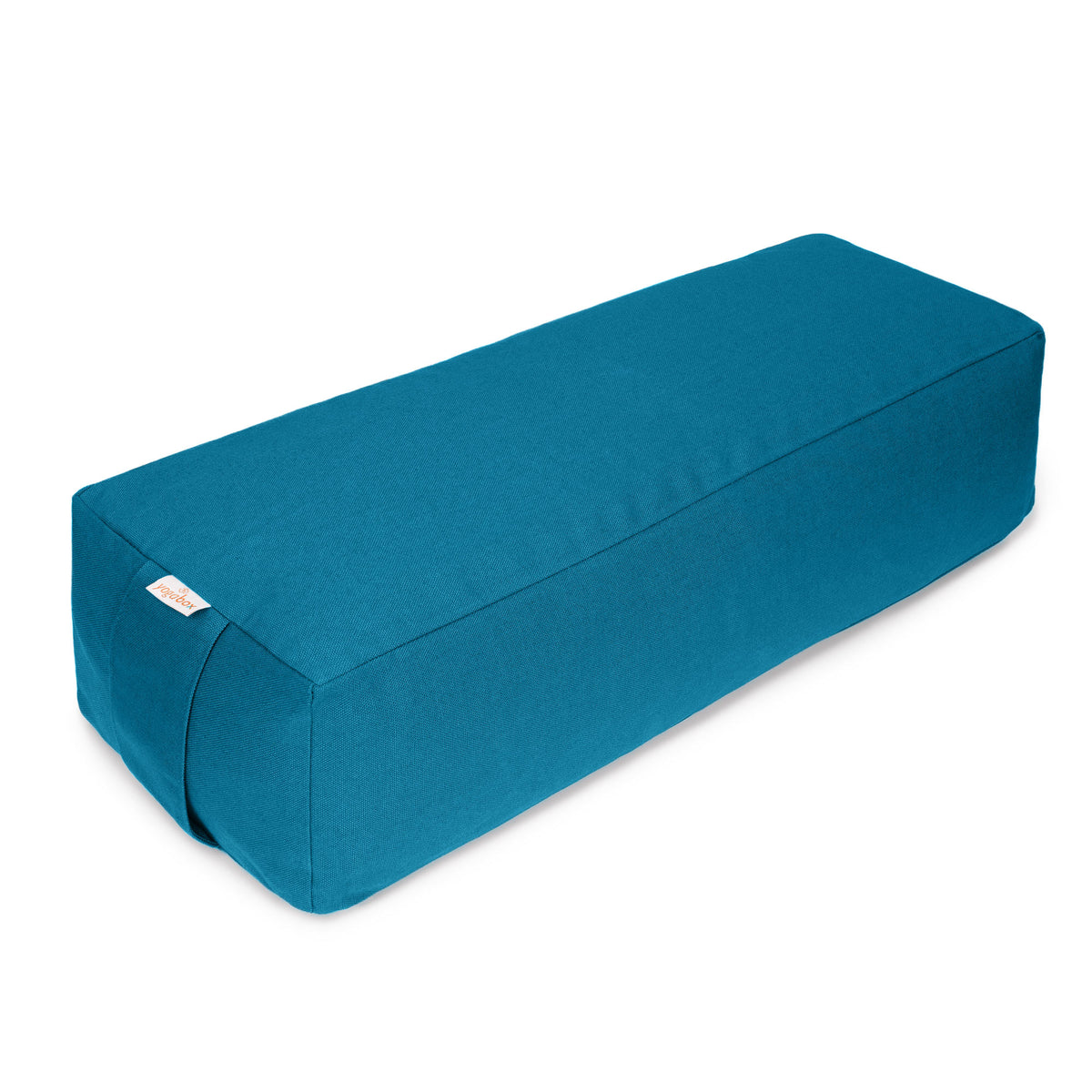 Yoga und Pilates Rechteckbolster BASIC petrol 60 x 20 x 14 cm Buchweizenschalen