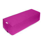 Yoga und Pilates Rechteckbolster BASIC magenta 60 x 20 x 14 cm Buchweizenschalen