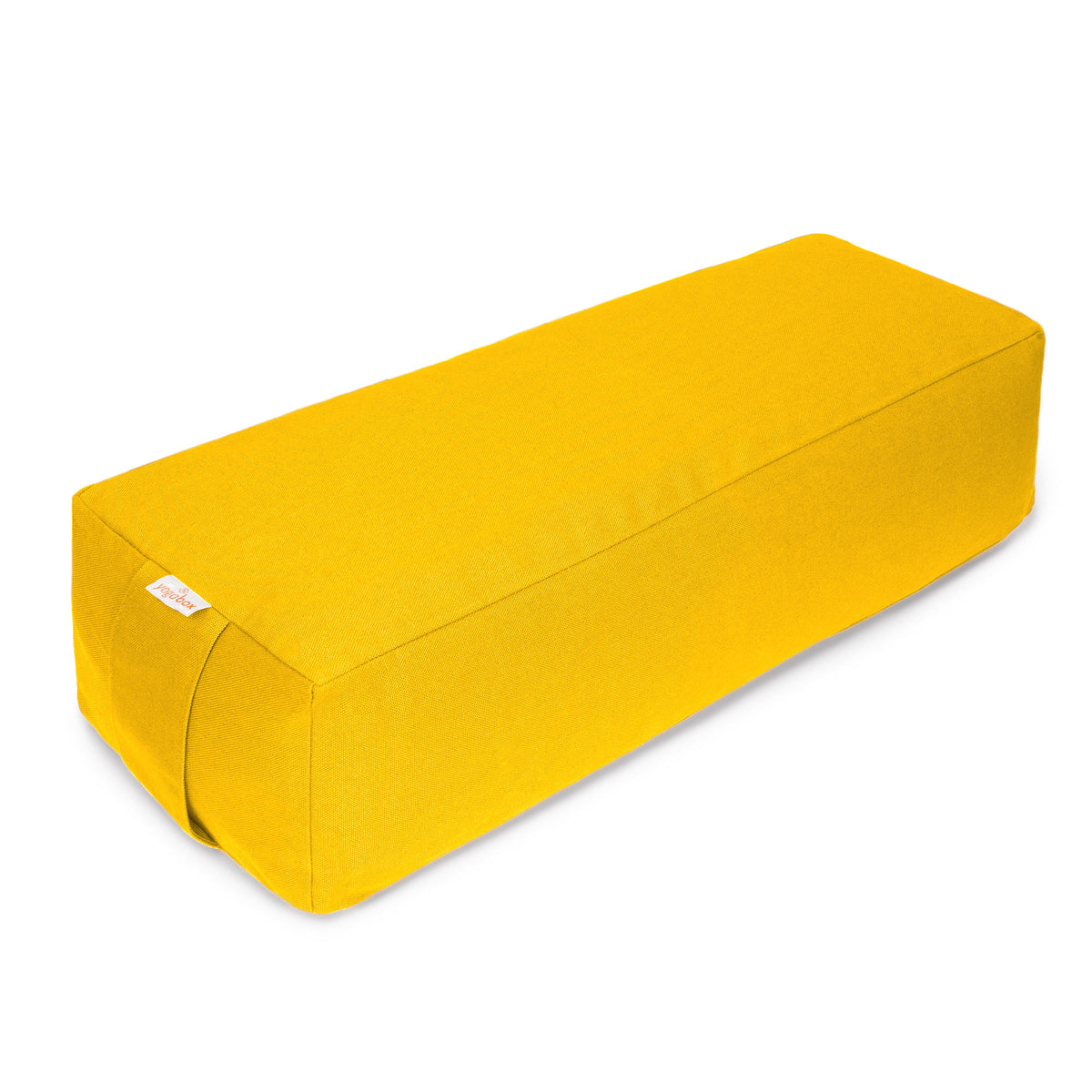 Yoga und Pilates Rechteckbolster BASIC dotter 60 x 20 x 14 cm Buchweizenschalen