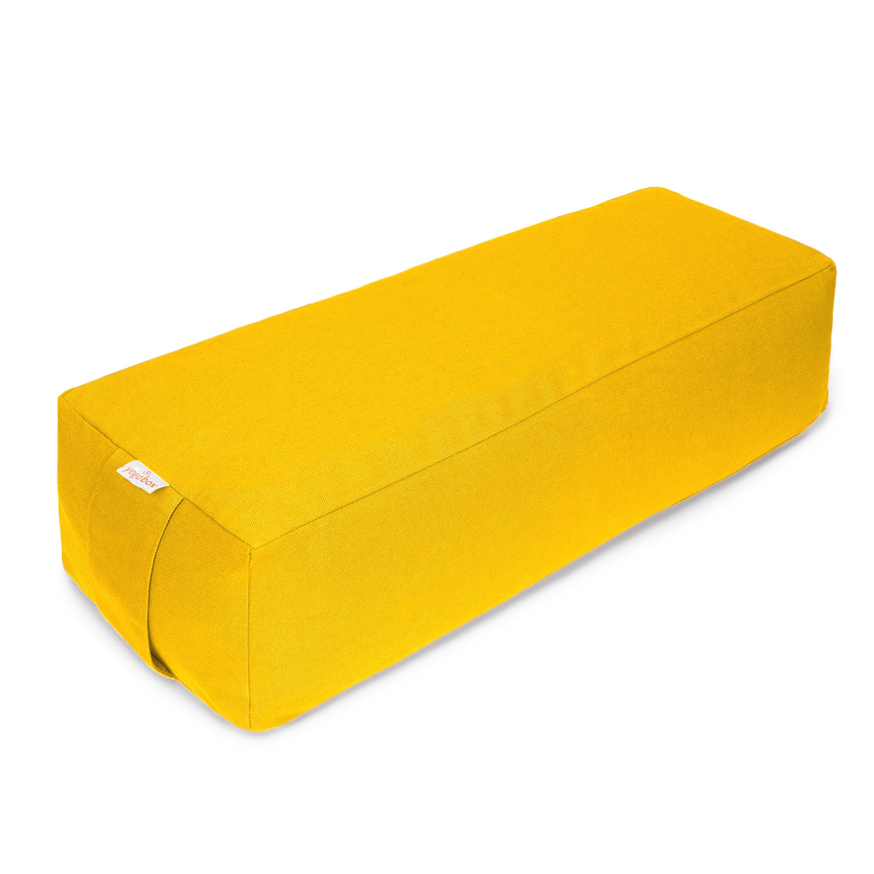 Yoga und Pilates Rechteckbolster BASIC dotter 60 x 20 x 14 cm Buchweizenschalen