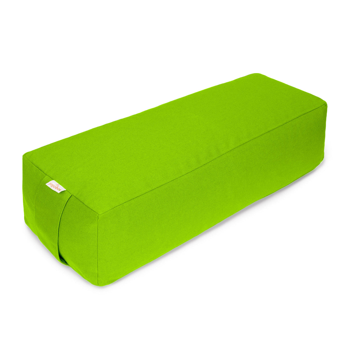 Yoga und Pilates Rechteckbolster BASIC apfelgrün 60 x 20 x 14 cm Buchweizenschalen