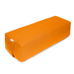 Yoga und Pilates Rechteckbolster BASIC orange 60 x 20 x 14 cm Buchweizenschalen