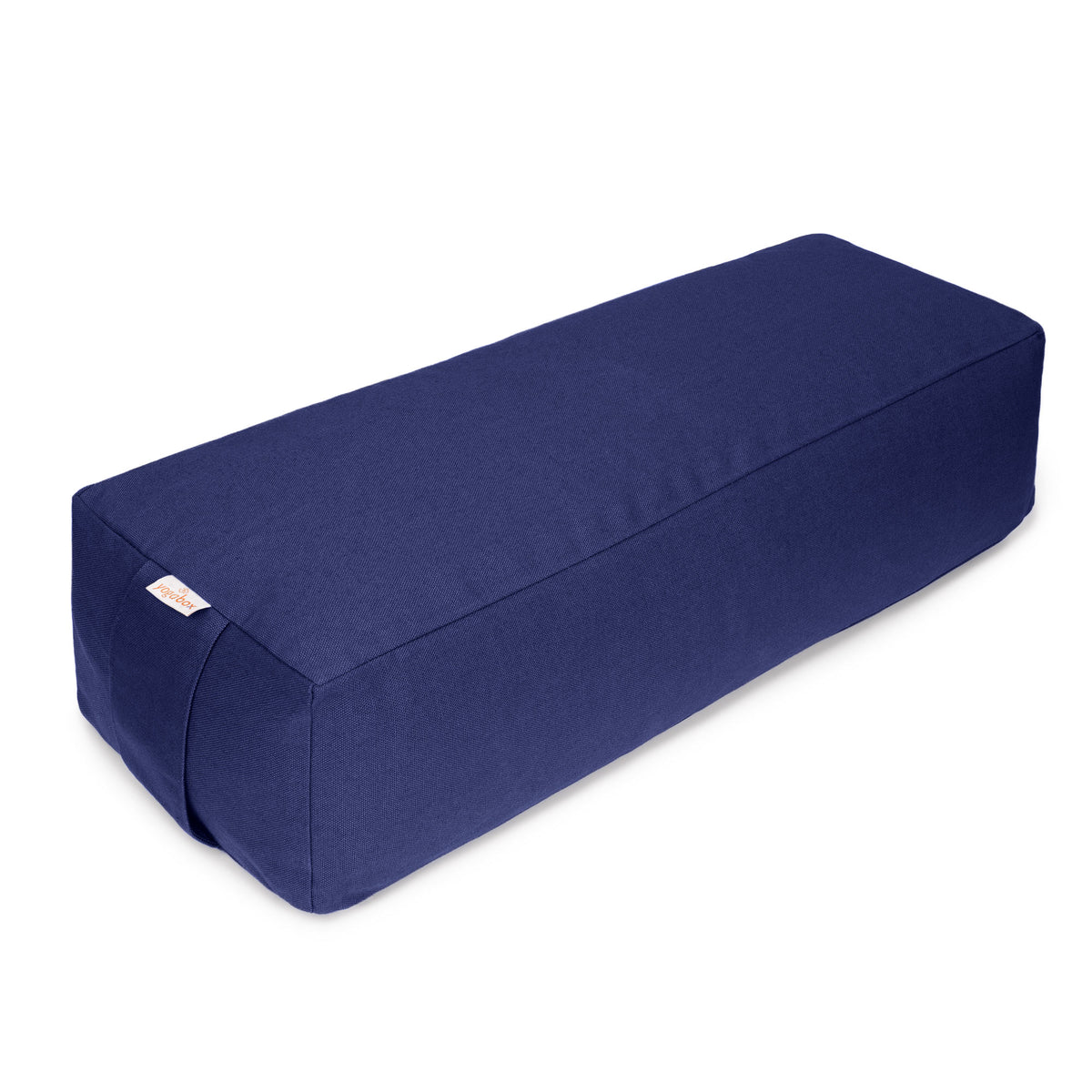 Yoga und Pilates Rechteckbolster BASIC dunkelblau 60 x 20 x 14 cm Buchweizenschalen