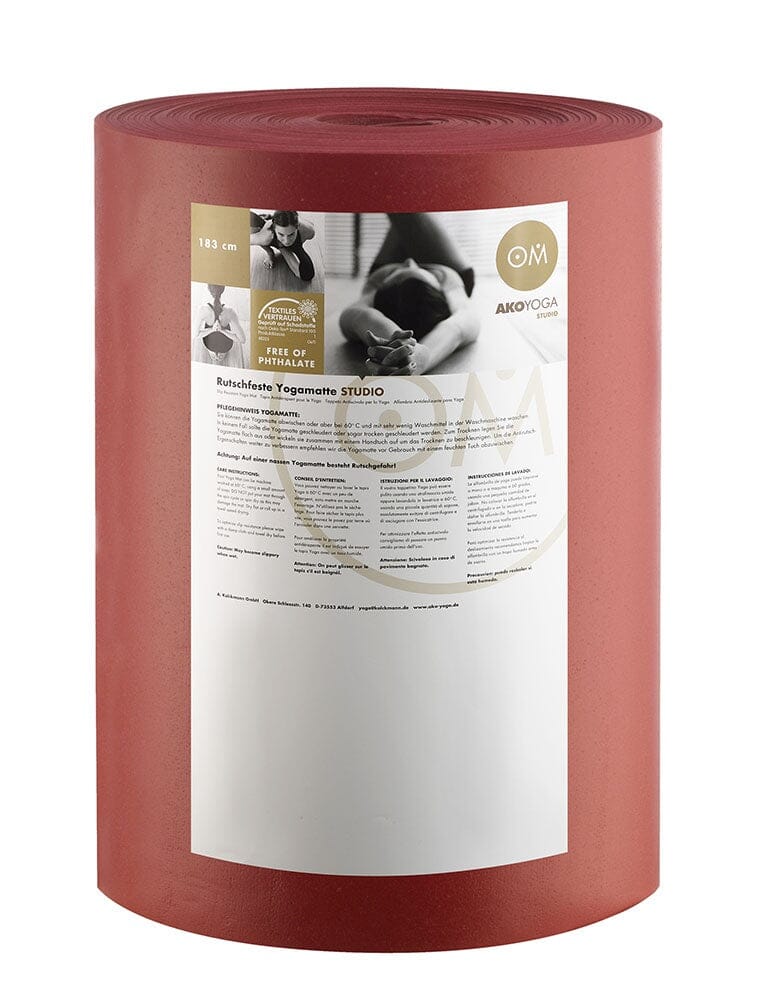 Rollenware Yogamatte Premium bordeaux 30 m x 60 cm x 3 mm 