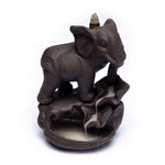 Rückfluss Weihrauchbrenner 12 x 9 x 17 cm Elefant 