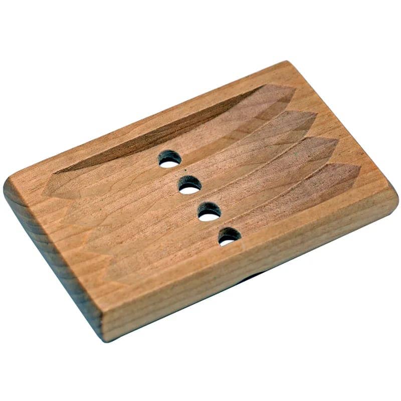 Seifenhalter aus Holz Holz 10,5 x 6,5 cm 