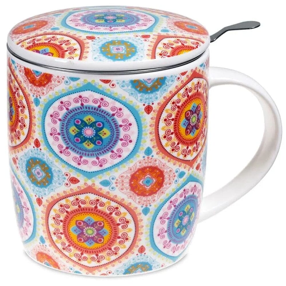 Set Teetasse 0,4 L Mandala Blau 