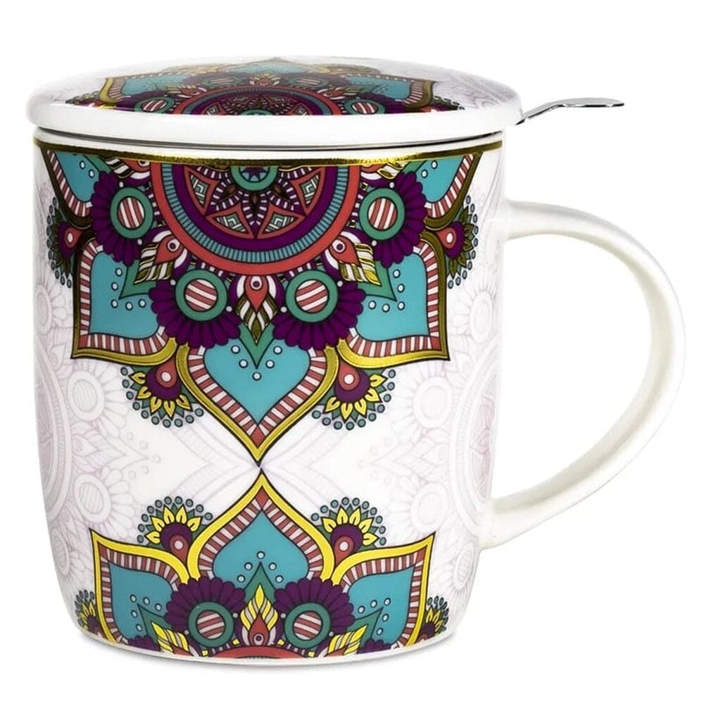 Set Teetasse 0,4 L Mandala Türkis 