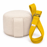 Sommer Set Yogakissen Classic small + Yogagurt gelb - yogabox