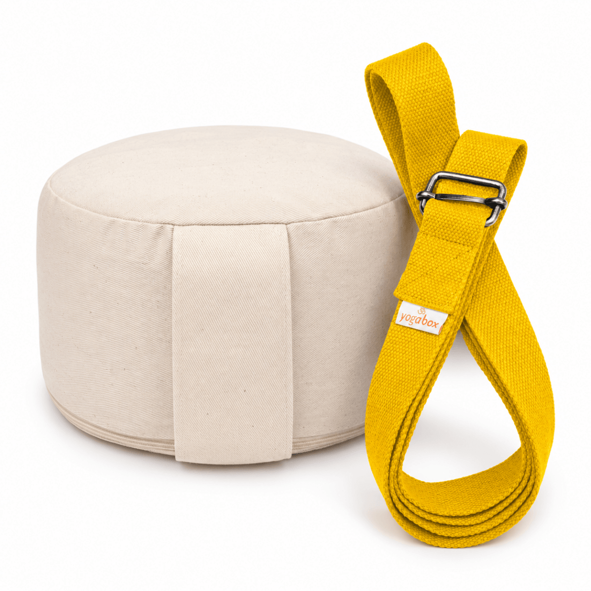 Sommer Set Yogakissen Classic small + Yogagurt gelb - yogabox