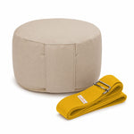 Sommer Set Yogakissen Classic small + Yogagurt gelb - yogabox