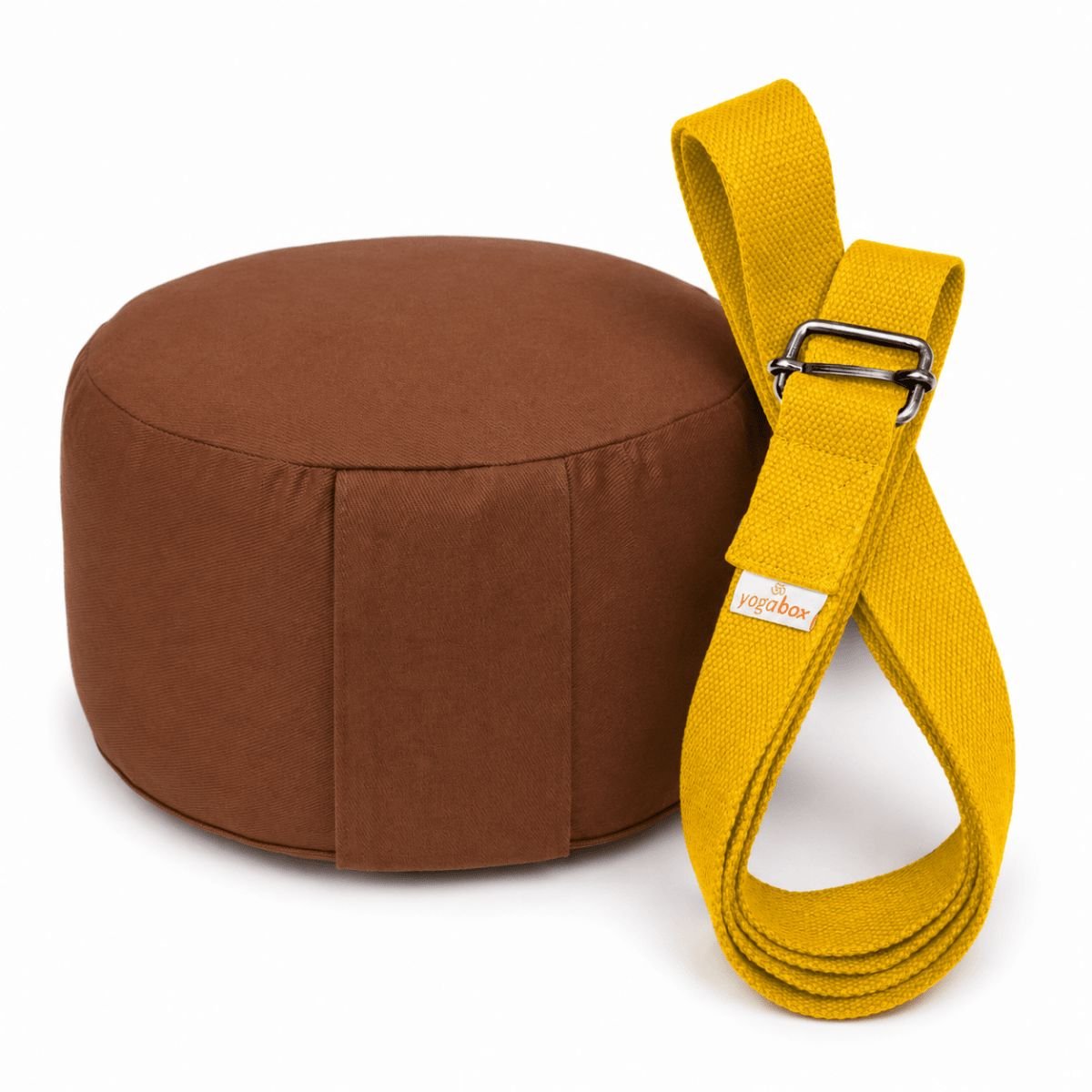 Sommer Set Yogakissen Classic small + Yogagurt gelb - yogabox