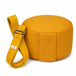 Sommer Set Yogakissen Classic small + Yogagurt gelb - yogabox